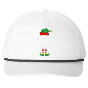 I'm Not An Elf Im Just Short Funny Christmas Matching Family  Snapback Five-Panel Rope Hat