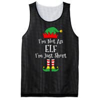 I'm Not An Elf Im Just Short Funny Christmas Matching Family  Mesh Reversible Basketball Jersey Tank