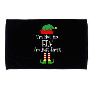 I'm Not An Elf Im Just Short Funny Christmas Matching Family  Microfiber Hand Towel