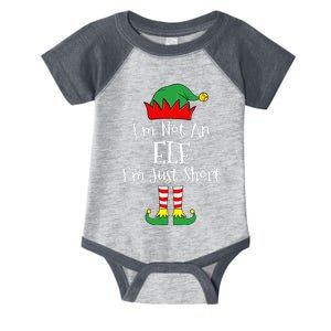 I'm Not An Elf Im Just Short Funny Christmas Matching Family  Infant Baby Jersey Bodysuit