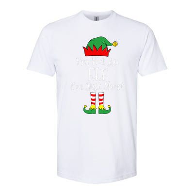 I'm Not An Elf Im Just Short Funny Christmas Matching Family  Softstyle CVC T-Shirt