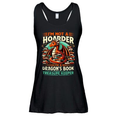 IM Not A Hoarder IM A DragonS Book Treasure Keeper Ladies Essential Flowy Tank