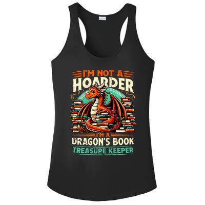 IM Not A Hoarder IM A DragonS Book Treasure Keeper Ladies PosiCharge Competitor Racerback Tank