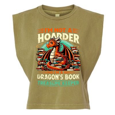 IM Not A Hoarder IM A DragonS Book Treasure Keeper Garment-Dyed Women's Muscle Tee