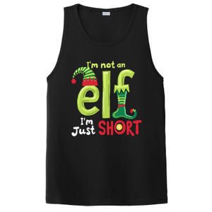 IM Not An Elf Im Just Short Funny Christmas Matching Family PosiCharge Competitor Tank