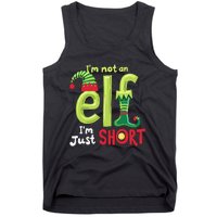 IM Not An Elf Im Just Short Funny Christmas Matching Family Tank Top