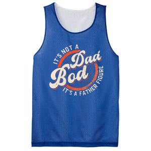 It's Not A Dad Bod It's A Father Figure Funny Dad Joke Mesh Reversible Basketball Jersey Tank