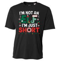 IM Not An Elf Im Just Short Funny Christmas Matching Family Cooling Performance Crew T-Shirt