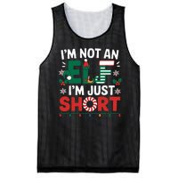 IM Not An Elf Im Just Short Funny Christmas Matching Family Mesh Reversible Basketball Jersey Tank