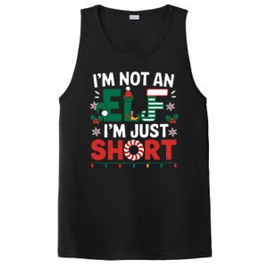 IM Not An Elf Im Just Short Funny Christmas Matching Family PosiCharge Competitor Tank