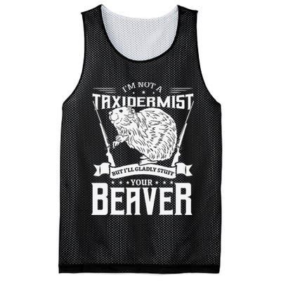 I'm Not A Taxidermist Hunting Beaver Riffle Hunter Short Sleeve Mesh Reversible Basketball Jersey Tank
