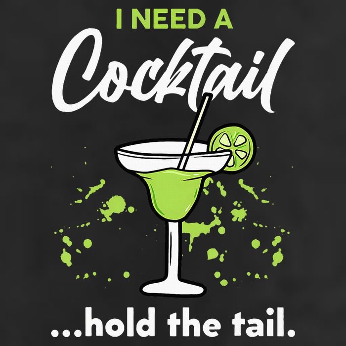 I Need A Cocktail Hold The Tail Mixed Drink Shot Alcohol Bar Cool Comfort Performance Bucket Hat