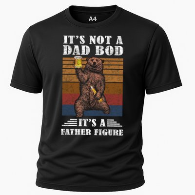 It's Not A Dad Bod It's Father Figure Funny Bear Beer Retro Performance Shirt