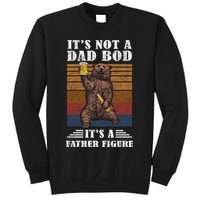 It's Not A Dad Bod It's Father Figure Funny Bear Beer Retro Sweatshirt
