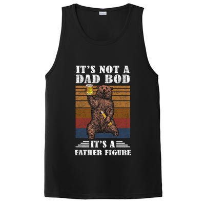 It's Not A Dad Bod It's Father Figure Funny Bear Beer Retro PosiCharge Competitor Tank
