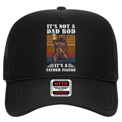It's Not A Dad Bod It's Father Figure Funny Bear Beer Retro Trucker Hat