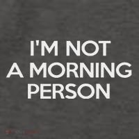 IM Not A Morning Person Vector Backpack
