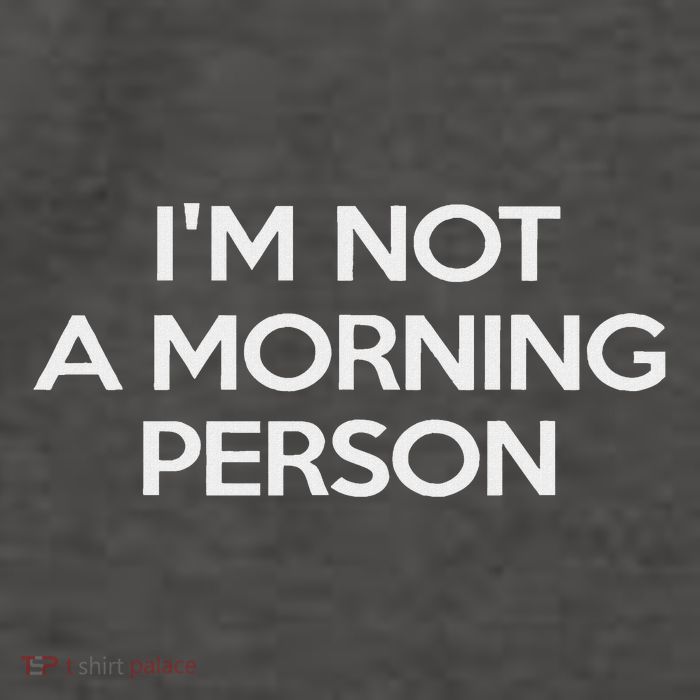 IM Not A Morning Person Vector Backpack
