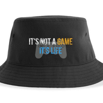 ItS Not A Game ItS Life Sustainable Bucket Hat
