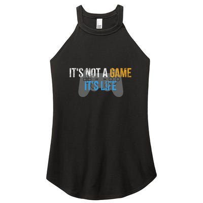ItS Not A Game ItS Life Women's Perfect Tri Rocker Tank
