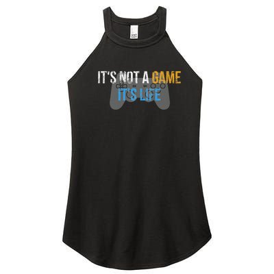 ItS Not A Game ItS Life Women's Perfect Tri Rocker Tank