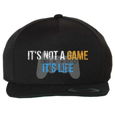 ItS Not A Game ItS Life Wool Snapback Cap