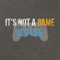 ItS Not A Game ItS Life Cotton Canvas Backpack
