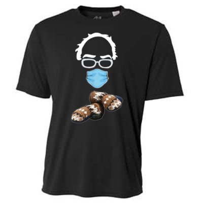 Inauguration Bernie Sanders Mittens Cooling Performance Crew T-Shirt