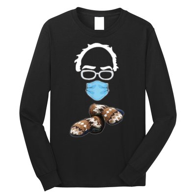 Inauguration Bernie Sanders Mittens Long Sleeve Shirt