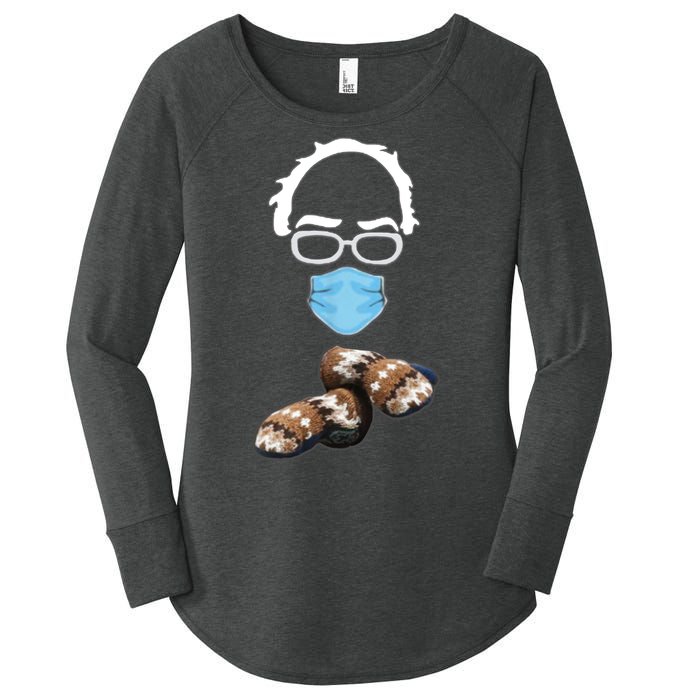 Inauguration Bernie Sanders Mittens Women's Perfect Tri Tunic Long Sleeve Shirt