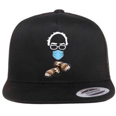 Inauguration Bernie Sanders Mittens Flatbill Hat