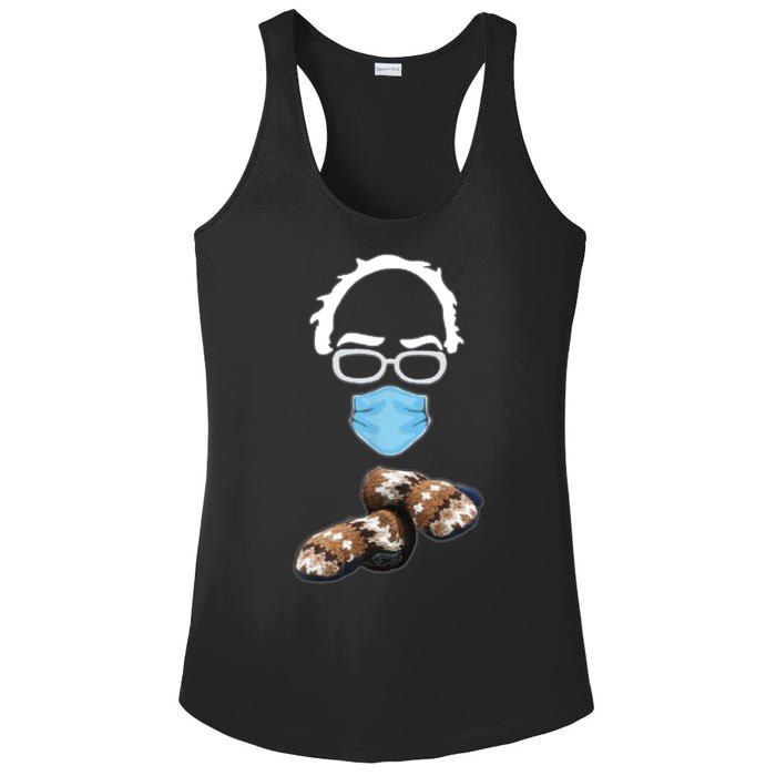 Inauguration Bernie Sanders Mittens Ladies PosiCharge Competitor Racerback Tank