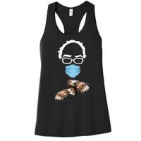 Inauguration Bernie Sanders Mittens Women's Racerback Tank