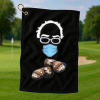 Inauguration Bernie Sanders Mittens Golf Towel