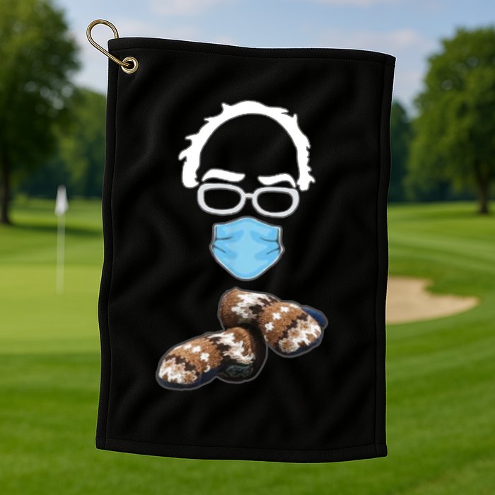 Inauguration Bernie Sanders Mittens Golf Towel