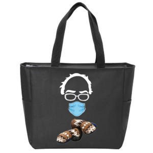 Inauguration Bernie Sanders Mittens Zip Tote Bag