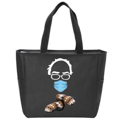 Inauguration Bernie Sanders Mittens Zip Tote Bag