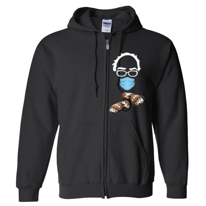 Inauguration Bernie Sanders Mittens Full Zip Hoodie