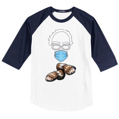 Inauguration Bernie Sanders Mittens Baseball Sleeve Shirt