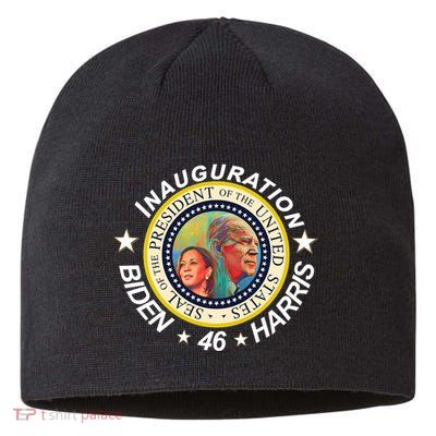 Inauguration Biden Harris 46th Seal  Sustainable Beanie