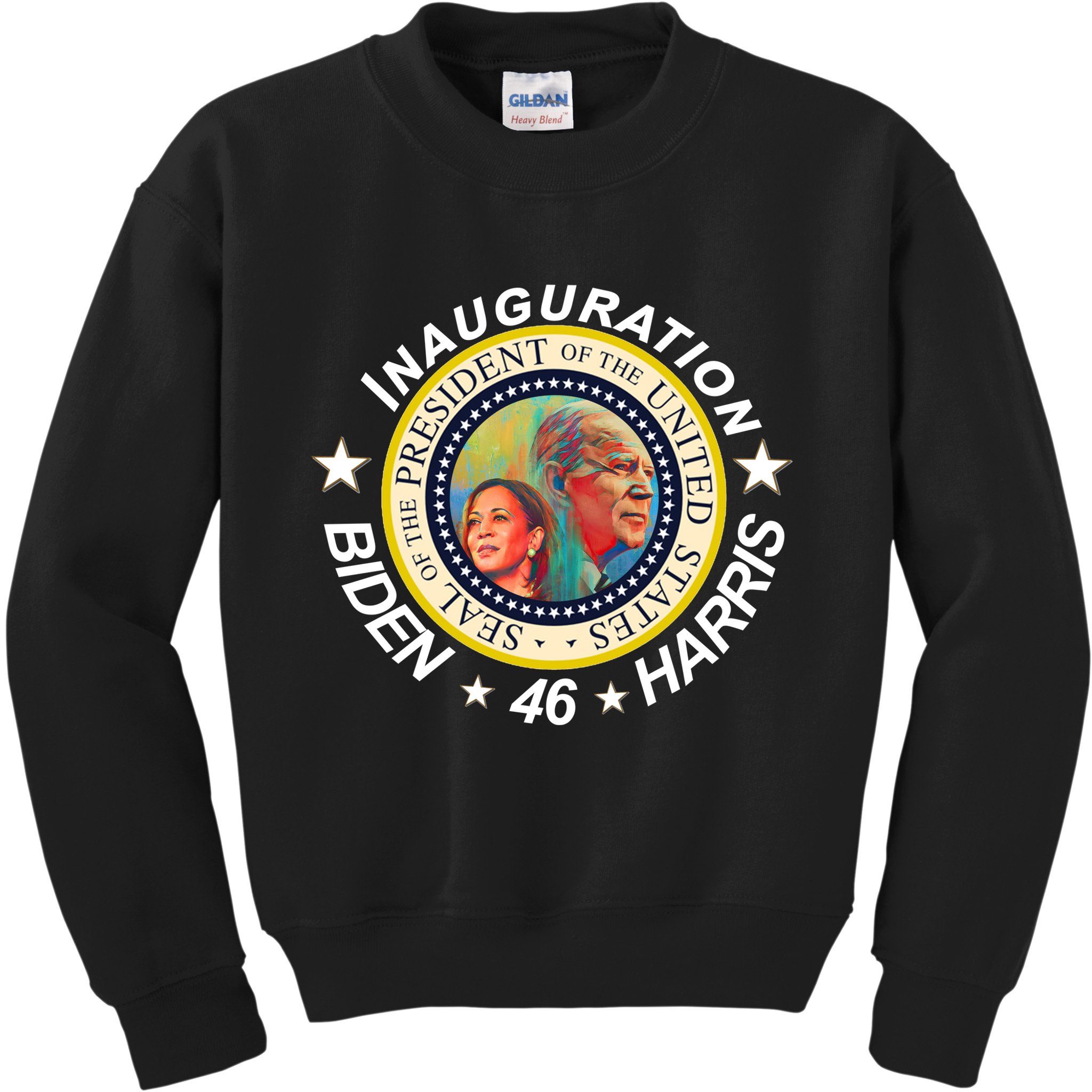 Inauguration Biden Harris 46th Seal  Kids Sweatshirt