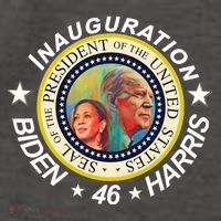 Inauguration Biden Harris 46th Seal  Vector Backpack