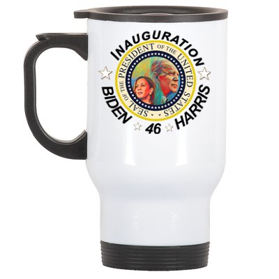 Inauguration Biden Harris 46th Seal  Stainless Steel Travel Mug