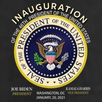 Inauguration Day 46th President Biden Harris 2021 7 Panel Mesh Trucker Snapback Hat