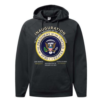 Inauguration Day 46th President Biden Harris 2021 Performance Fleece Hoodie