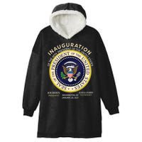 Inauguration Day 46th President Biden Harris 2021 Hooded Wearable Blanket