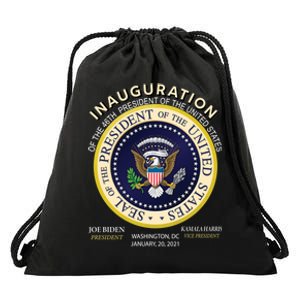 Inauguration Day 46th President Biden Harris 2021 Drawstring Bag