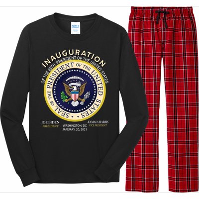 Inauguration Day 46th President Biden Harris 2021 Long Sleeve Pajama Set