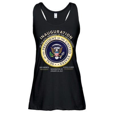 Inauguration Day 46th President Biden Harris 2021 Ladies Essential Flowy Tank