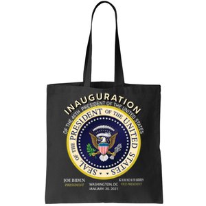 Inauguration Day 46th President Biden Harris 2021 Tote Bag